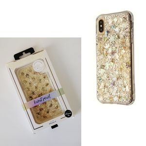 New Case-Mate Iphone X / Xs Case Karat Mother of Pearl Gold